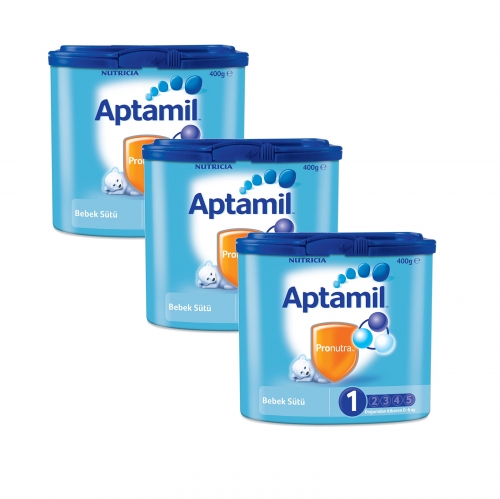 Aptamil Aptamil 1 -  3 x 400 gr (1200 gr) Bebek Sütü (SKT'li)