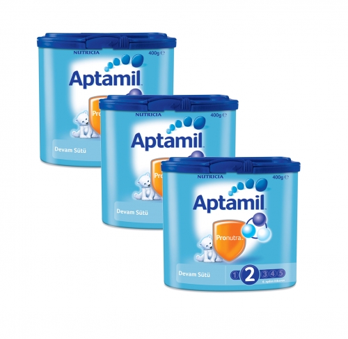 Aptamil Aptamil 2 - Devam Sütü 3 X 400 gr. (1200 gr)  (SKT'li)
