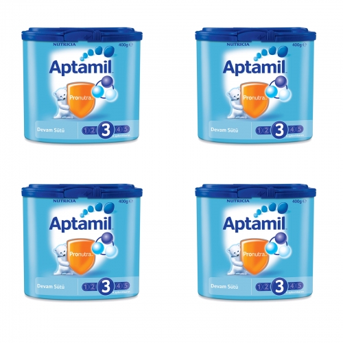 Aptamil Aptamil 3 - 400 gr Devam Sütü X 4 Adet (SKT'li)