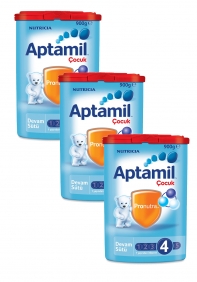 Aptamil Aptamil 4 - 900 gr Çocuk sütü x 3 Adet (SKT'li)