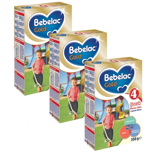 Bebelac Bebelac Gold 4 - 350 Gr Çocuk Devam Sütü X 3 Adet (1050 Gr) (SKT'li)