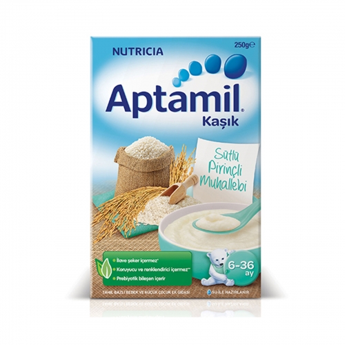 Aptamil Aptamil Kaşık - Sütlü Pirinçli Muhallebi - 250 Gr (SKT'li)