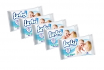 Lody Baby Lody Baby - Bebekler için Islak Mendil - 60 Yaprak (5 Adet)