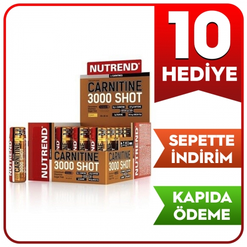 Nutrend Nutrend L-Carnitine Shot 3000mg 20 Ampül