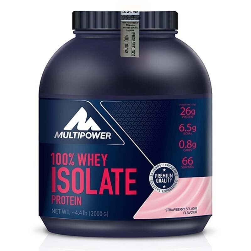 Marka Pazar | Multipower %100 Whey Isolate Protein 2000 Gr 4006643696521