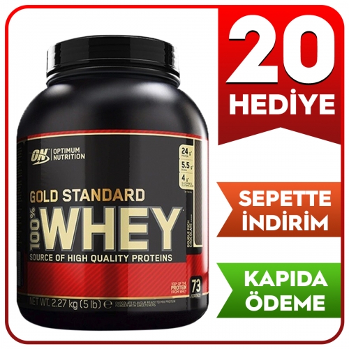 Optimum Optimum Gold Standard Whey Protein Tozu 2273 Gr - Çikolata Aromalı