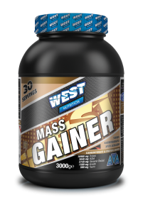 West West Mass Gainer 3000 Gr Karbonhidrat Tozu 30 Servis - Çikolata Aromalı